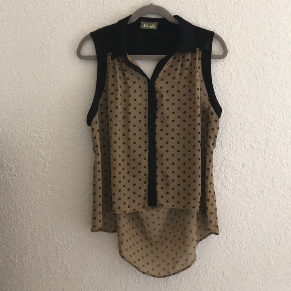 Maude Brown and Black Shirt